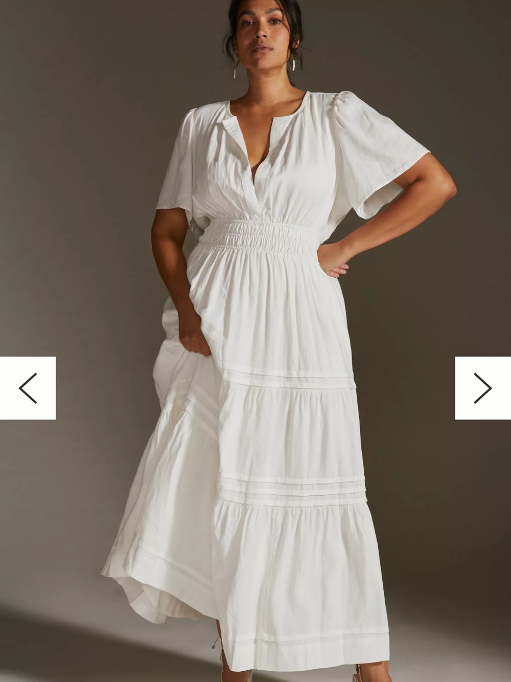 The Somerset Maxi Dress Linen Edition, XL